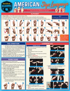 American Sign Language (SKU 10444764202)