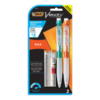 Bic Pencil Velocity .9Mm 2Pk