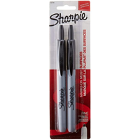 Sharpie Fine Permanent Marker Blk 2pk