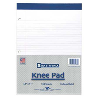 Stiff Back Pad - 100 sheets - White