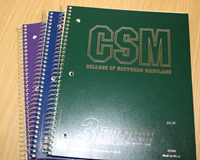 CSM 3 Subject Spiral Notebook