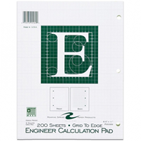 Engineer Calculation Pad (Graph Paper) - 200 sheets