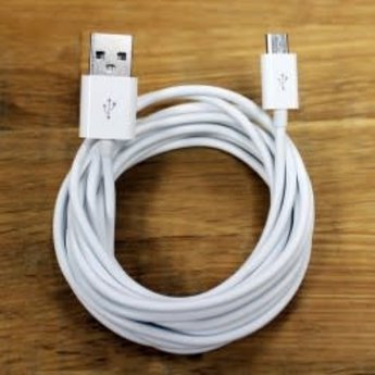 Casemetro Micro USB Cable - 10' White (SKU 10424216238)