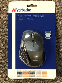 Verbatim 6-Button Deluxe Blue LED Mouse