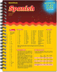 Barcharts Spanish Study Notebook