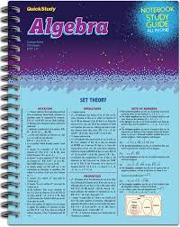 Barcharts Algebra  Study Notebook