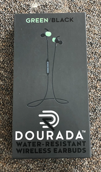 Dourada Wireless Earbuds - Black/Green