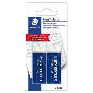 Mars Plasitc Eraser 2pk
