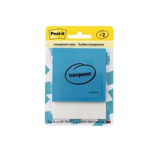 Post It 3x3 TRNSPRNT 36 CT 2PK