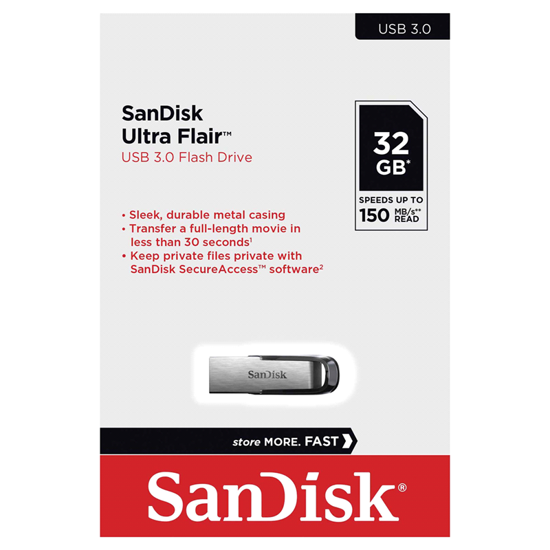 San Disk 32GB Ultraflair USB 3.0 (SKU 10497463238)