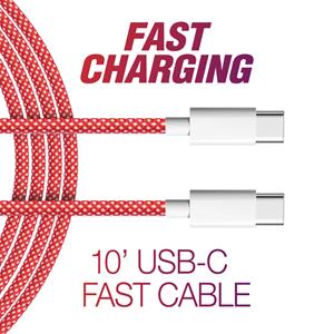 USB-C To USB-C 10ft Cable