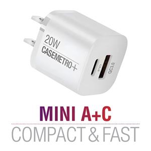 A+C Dual Compact Fast Wall Charger