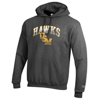 Champion Powerblend Hood Hawks Arch