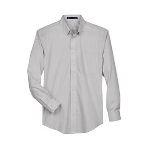 Devon & Jones Men's LS Shirt Left Chest Logo