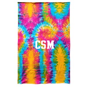 MVS Sweatshirt Tie Dye Blanket - 1 (SKU: 10534557286) MVS Sweatshirt Tie Dye Blanket - 1